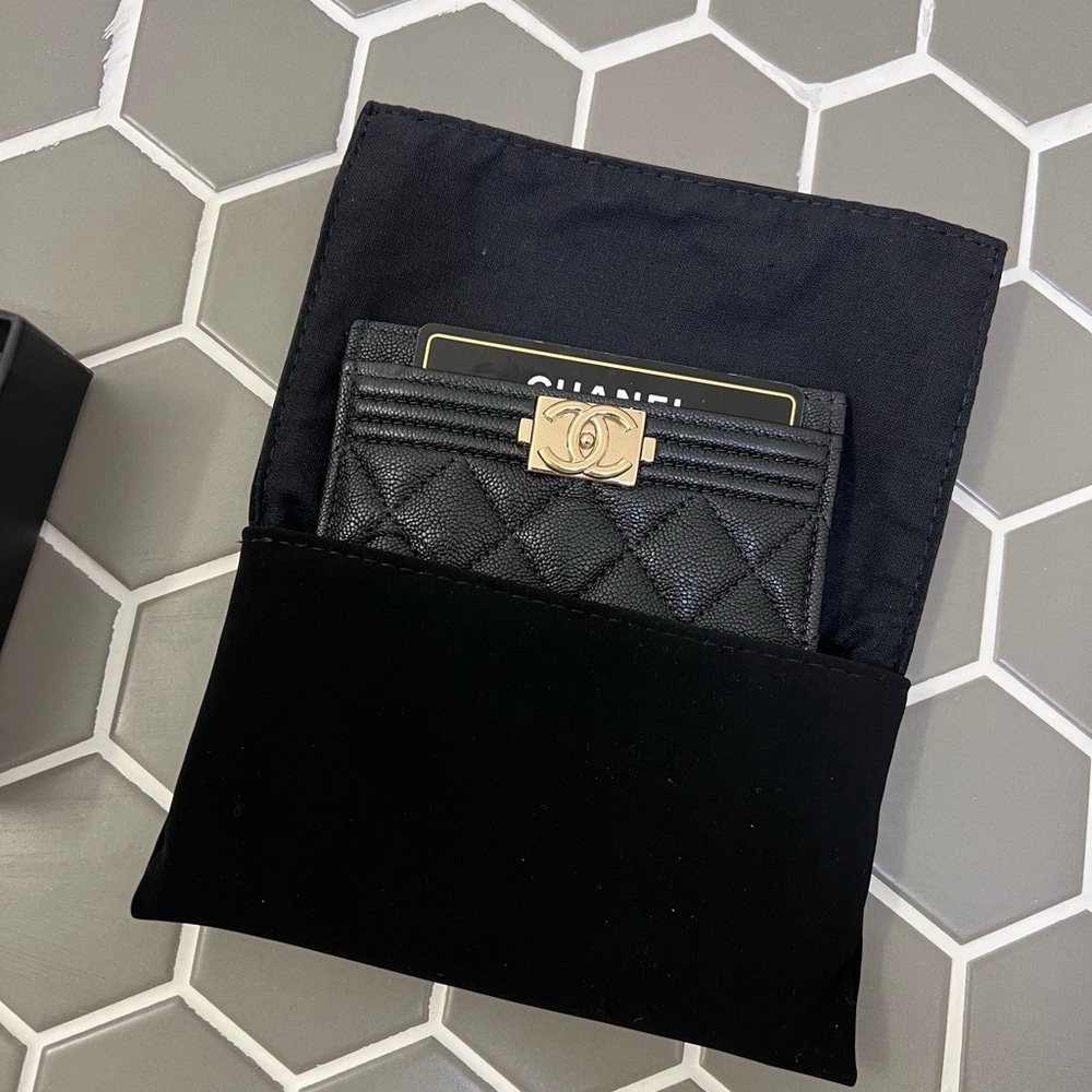 Authentic Chanel card holder case